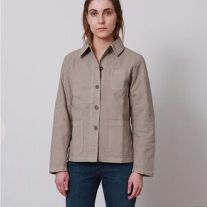 Vetra Linen Chore Coat